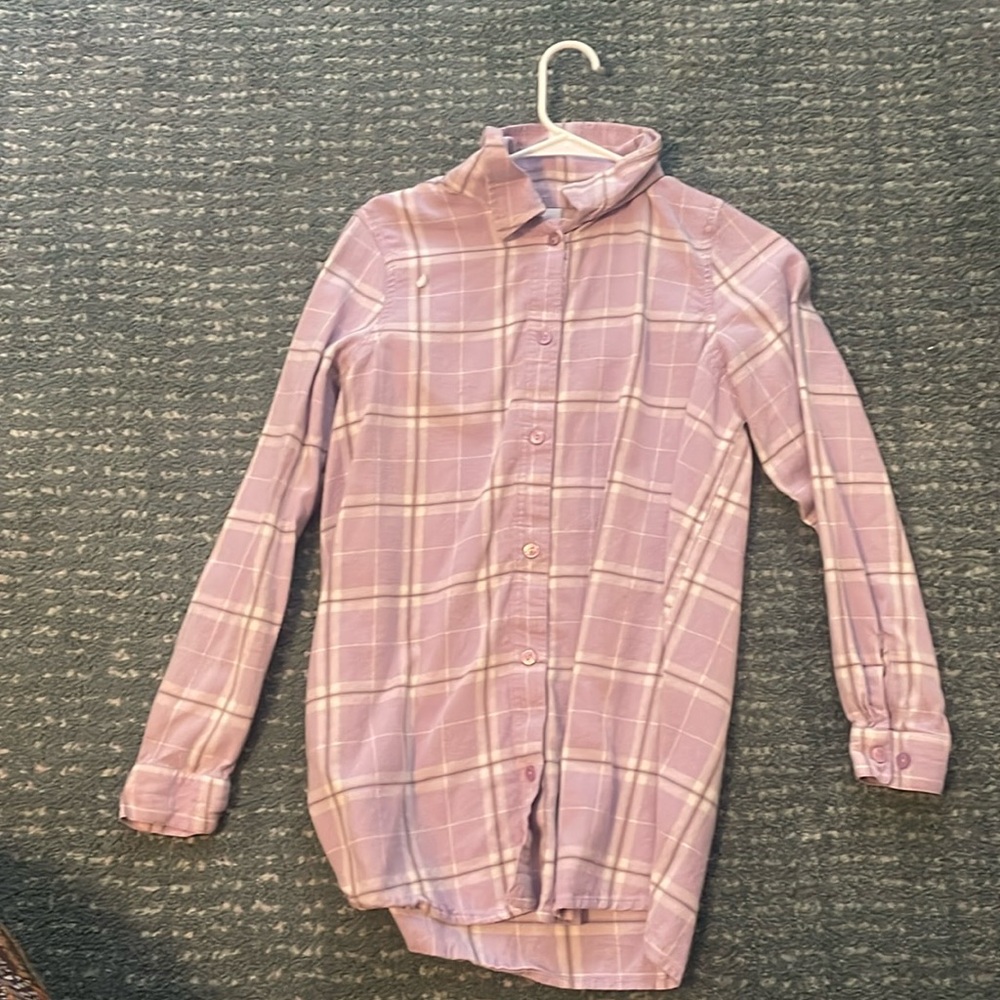 Purple flannel size (SML) never worn